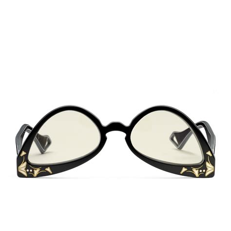 inverted cat eye sunglasses gucci|gucci 55mm cat eye sunglasses.